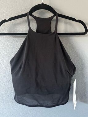 Lululemon Nulu High-Neck Mesh Hem Tank